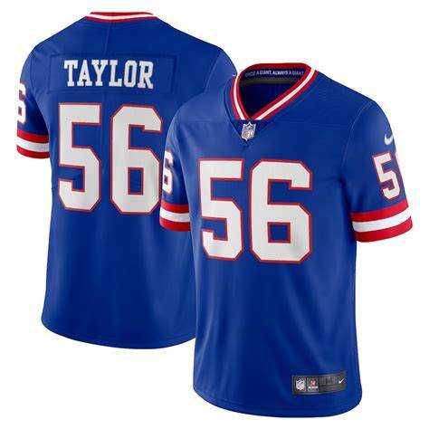 Men & Women & Youth New York Giants #56 Lawrence Taylor Royal Classic Vapor Limited Jersey->new york giants->NFL Jersey